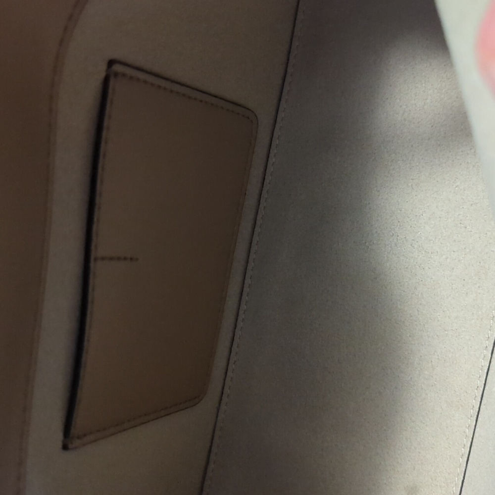 Toteme T lock Leather Clutch Camel - Picture 4 of 4